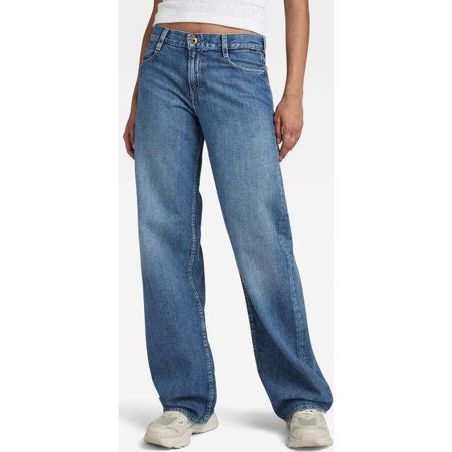 G-STAR RAW Dam, juice, lösa jeans, Blå (Faded Waterfront D22889-d301-d895), 25W x 32L