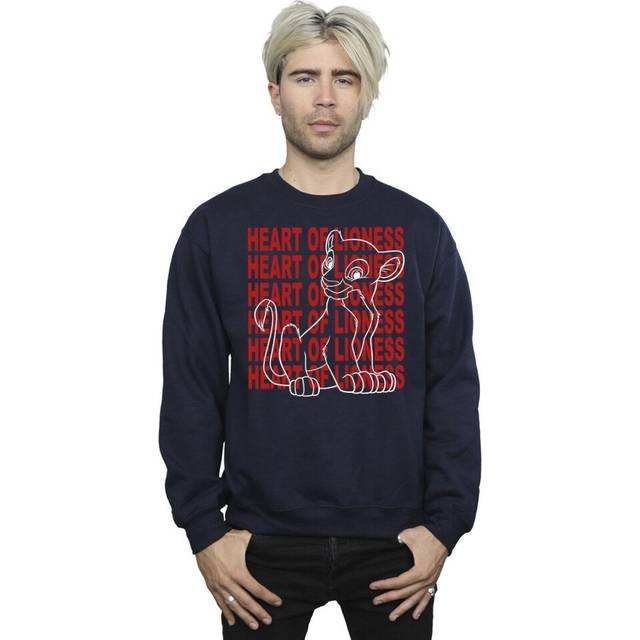 Disney Mens The Lion King Heart Of A Lioness Sweatshirt XXL navy blue