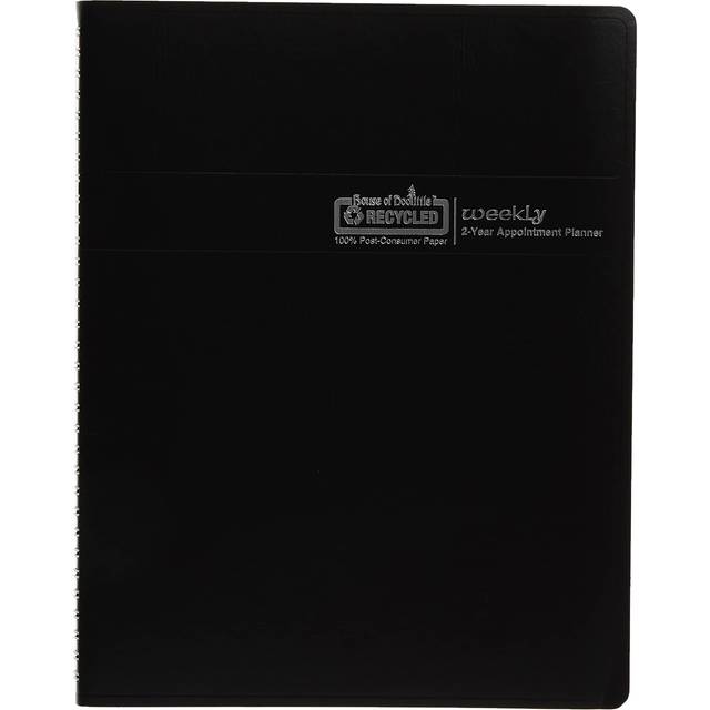 House of Doolittle 2022-2023 Two-Year Professional Weekly Planner  Black  8.5 x 11 Inches  January - December (HOD272002-22)