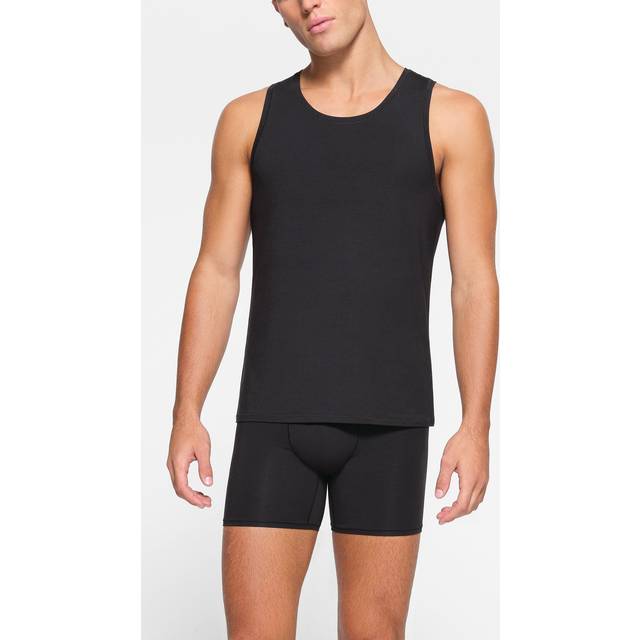 SKIMS Mens Tank Top 3-Pack | Black | Large | SKIMS Stretch - Obsidian