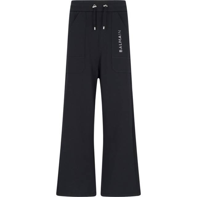 Balmain Logo Track Pants - Black