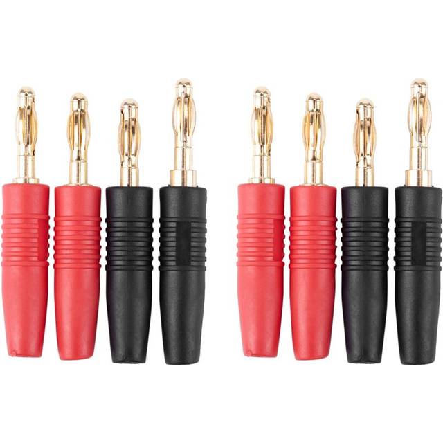8Pcs 4mm B7 24K Gold Plated Musical Speaker Cable Wire Pin Banana Plug Connector