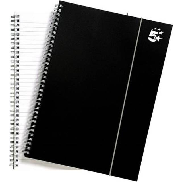 5 Star Office Notebook Wirebound Polypropylene 80gsm Ruled A4
