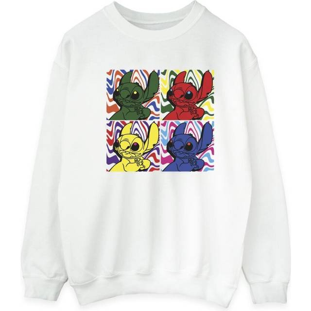 Lilo & Stitch Pop Art Sweatshirt - White - XXL