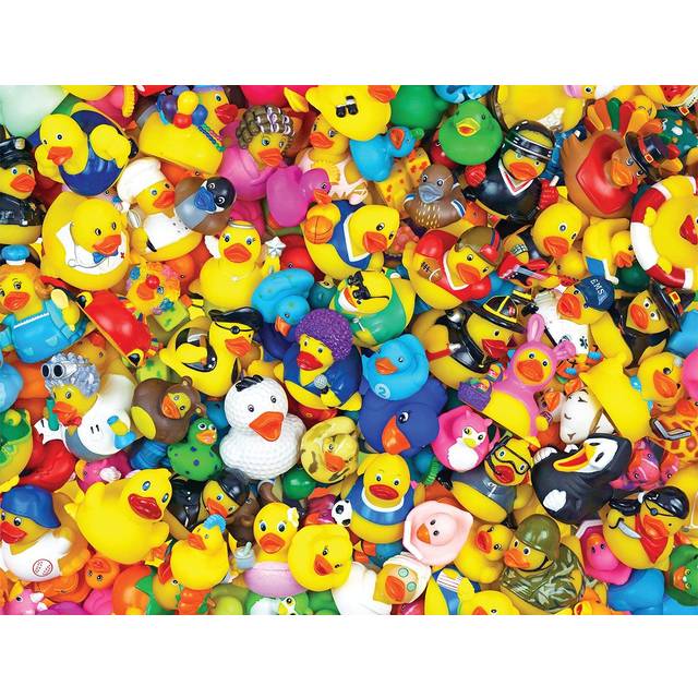 Springbok's 400 Piece Family Jigsaw Puzzle Funny Duckies - Made in USA