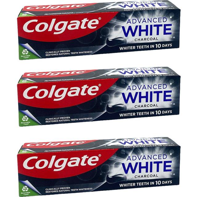 Colgate Advanced White Charcoal Blekande tandkräm med aktivt kol 75 ml