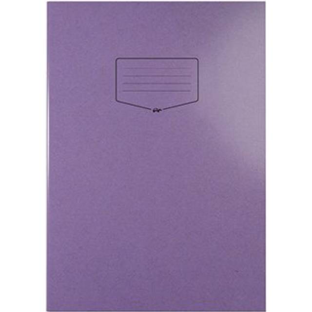 Silvine Tough Shell Exercise Book A4+ Purple (Pack of 25) EX157