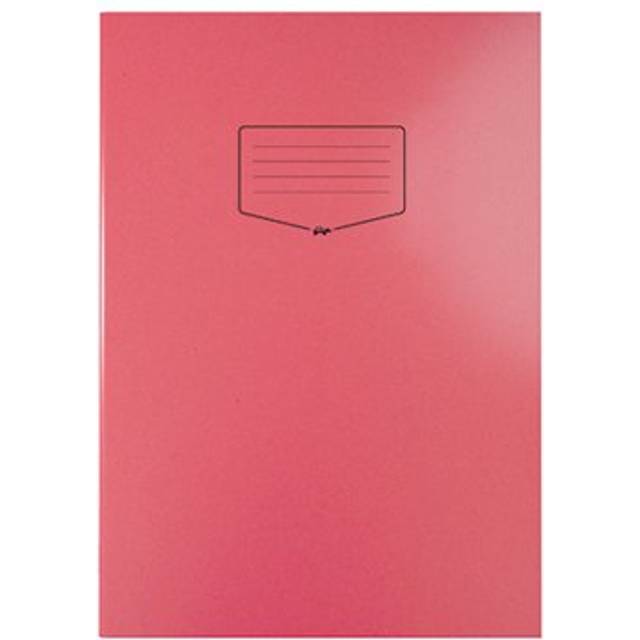 Silvine Tough Shell Exercise Book A4+ Red (Pack of 25) EX153