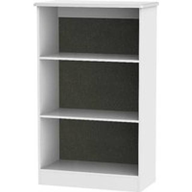 Ready Assembled Indices 3-Tier Narrow Bookcase - White, White