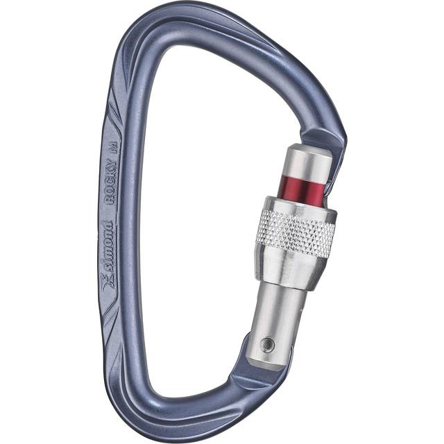 Climbing And Mountaineering Screwgate Carabiner - Rocky m Secure Purple - Deep Lilac/brick Red