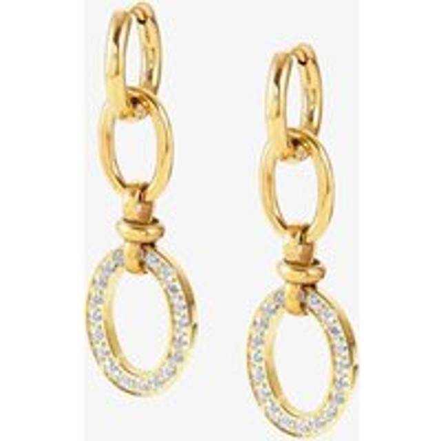 Nomination Affinity Gold Plated Link Dropper Earrings 028608/012