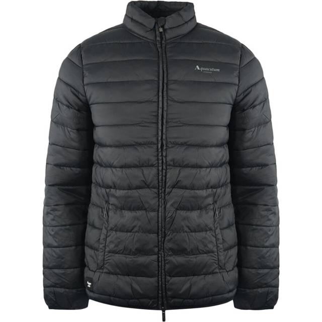 Aquascutum Mens London Logo Black Active Jacket Polyamide - Size Medium
