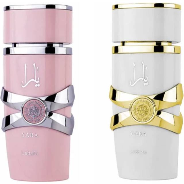 Lattafa for Women 2 Piece Eau de Parfum Gift Set (Asad+ Yara Moi) 3.4 Ounce/100 ml each