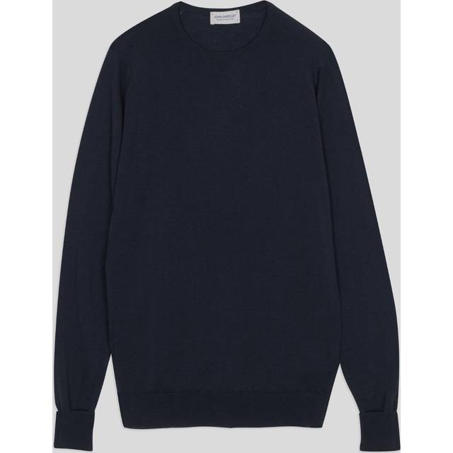 John Smedley Wool Marcus crewneck sweater - blue (UK 36)