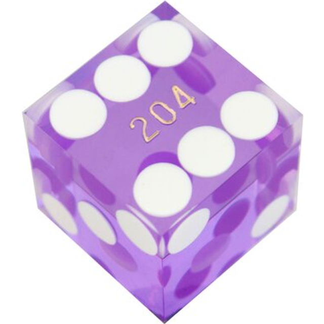 GSE Games & Sports Expert AAA Grade 19mm Pro Vegas Casino Style Craps Dice Set of 5 with Razor Sharp Edges & Matching Serialized Numbers for