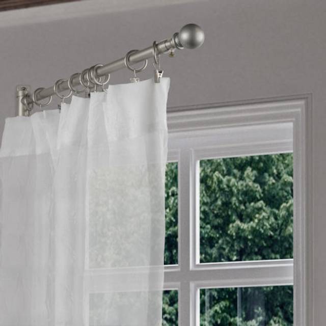 5/8 Swing Rod 17-26 inch - Satin Nickel