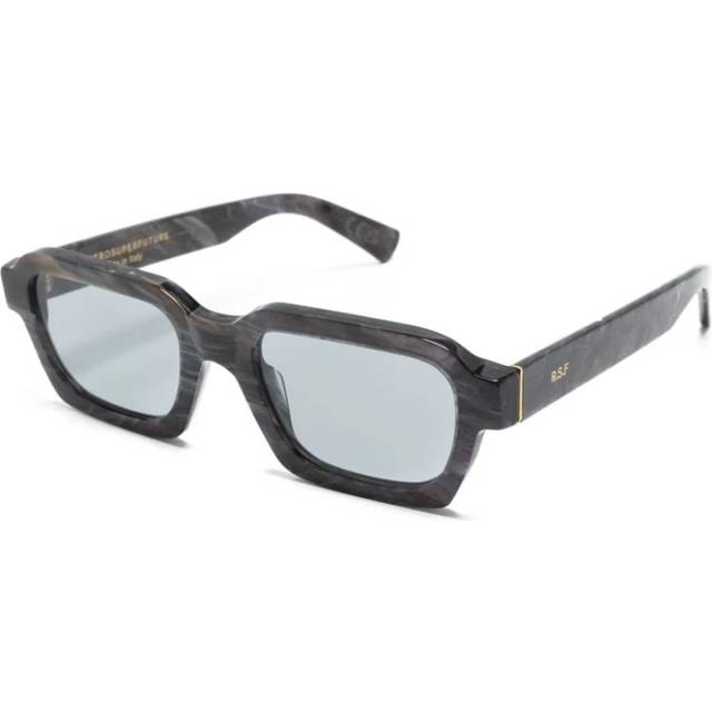 Retrosuperfuture Unisex HQJ Caro Marble gray Sunglasses Acetate Grey Grey Squared Normal