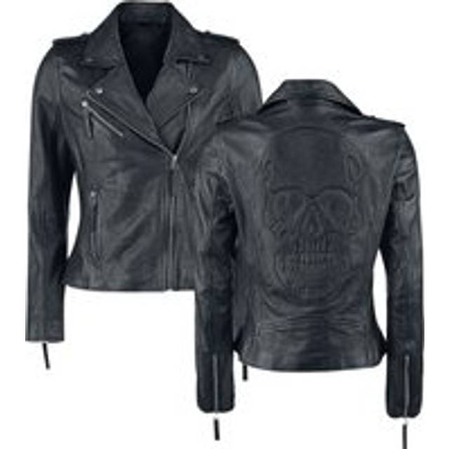 Black Premium by EMP All Over The Road Leather Jacket black