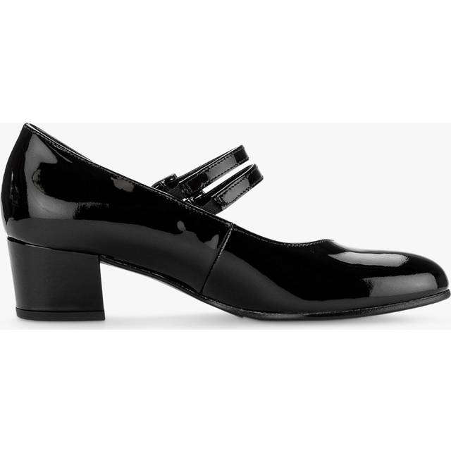 Gabor Belva Womens Mary Jane Court Shoes Colour: Black Smooth Patent, Size: 4