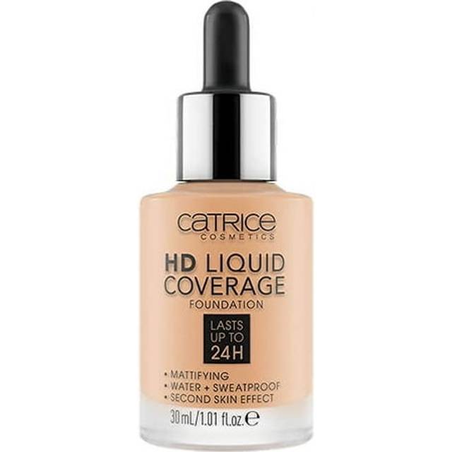 Catrice | HD Liquid Coverage Foundation | High & Natural Coverage | Vegan & Cruelty Free (025 | Warm Oat)