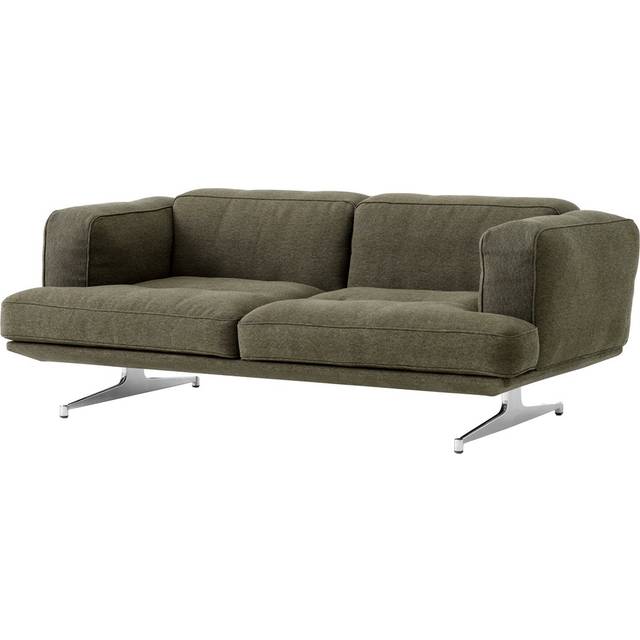 &Tradition Inland AV22 soffa 2-sits Clay 0014-polished aluminium