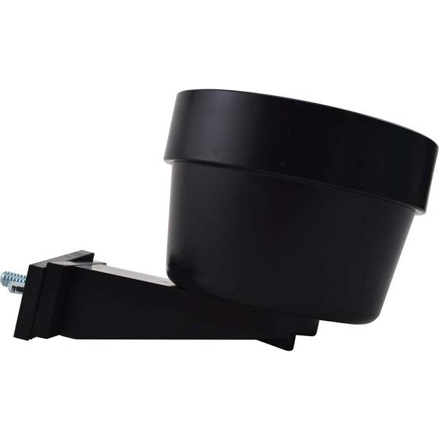 Lixit Quick Lock Removable Cage Bowls for Rabbits  Birds  Dogs  Cats  Gunea Pigs and Other Small Animals. (10oz  Black)