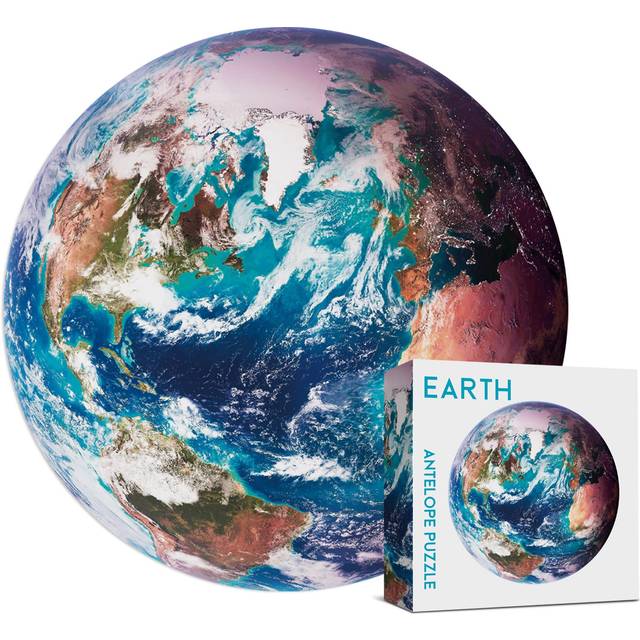Antelope - 1000 Piece Puzzle for Adults  Space Earth Jigsaw Puzzles 1000 Pieces  Telescope Planet Close-up Round Puzzle  High Resolution  Matte Finish