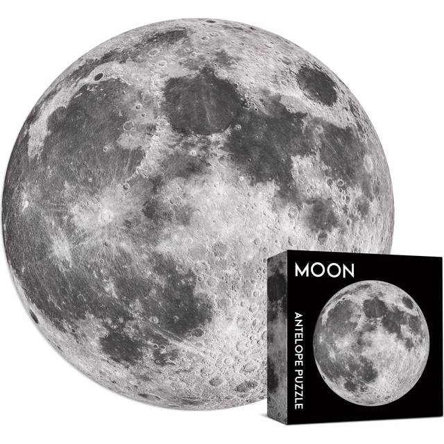 Antelope - 1000 Piece Puzzle for Adults  Space Moon Jigsaw Puzzles 1000 Pieces  Telescope Planet Close-up Round Puzzle  High Resolution  Matte Finish