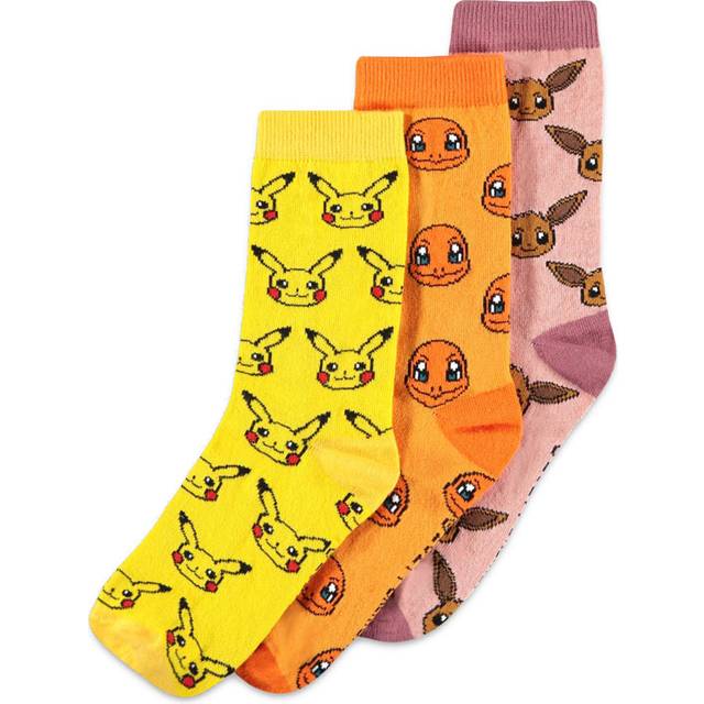 Pok&#xE9;mon - gaming Strumpor - Pikachu Charmander Eeve strumpor - EU 39-42 EU 43-46 - f&#xF6;r  flerf&#xE4;rgad