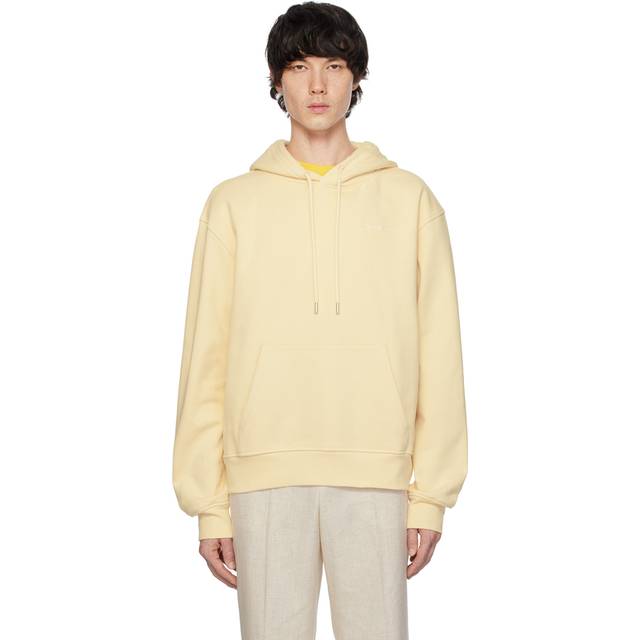 Men's Men's Beige Jacquemus The Embroidered Sweatshirt - Cream - Size: 44/Regular
