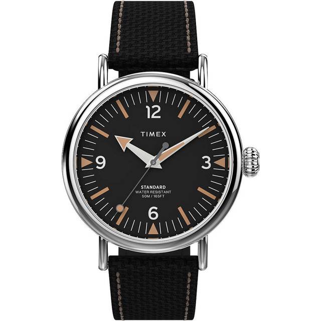 Timex Mens Standard Black Fabric Watch TW2V44000