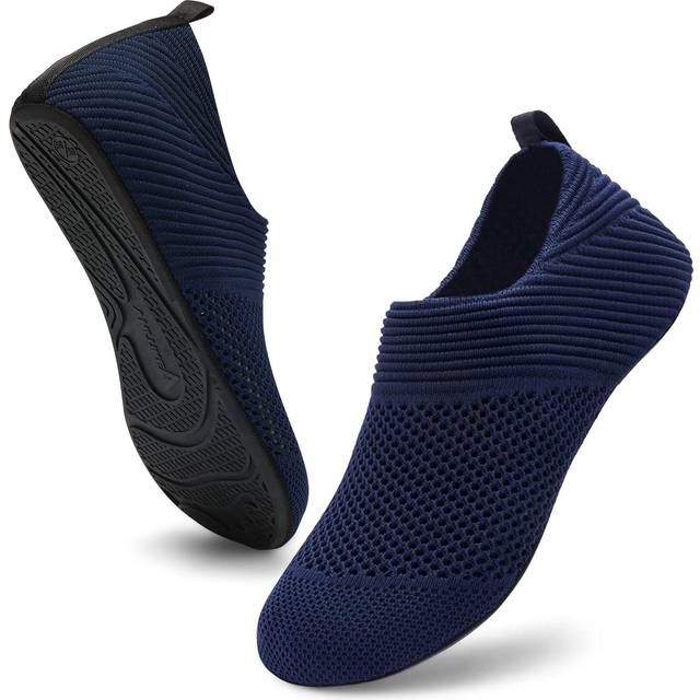 ANLUKE Womens Mens Water Shoes Quick-Dry Aqua Socks Barefoot for Outdoor Beach Swim Sports Yoga 36/37  KNBlue