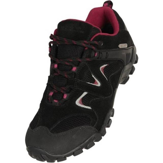 (5 UK, Black/Red) Mountain Warehouse Womens/Ladies Trainers
