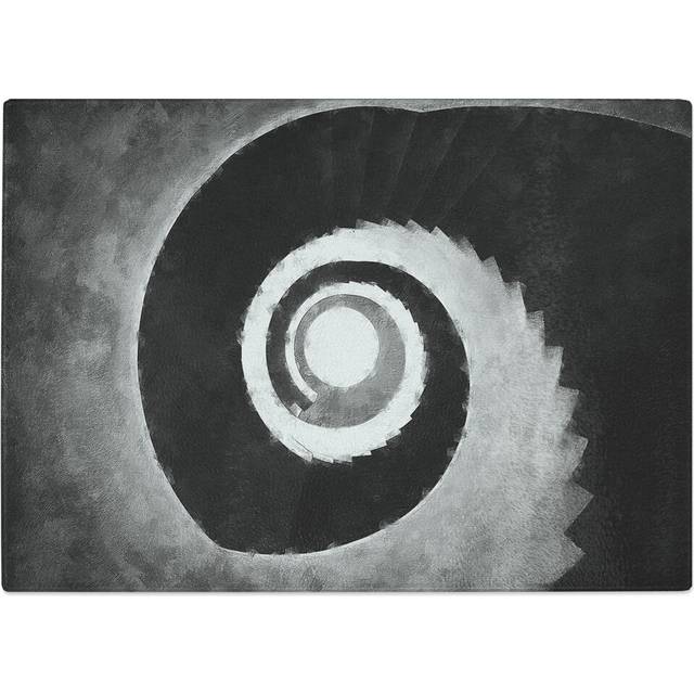 Tempered Glass Spiral Staircase Abstract Chopping Board (28.5 cm x 39 cm)
