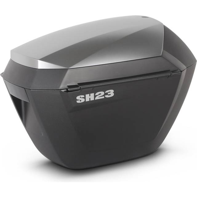SHAD SH23 Alu Look Side Cases, black-silver