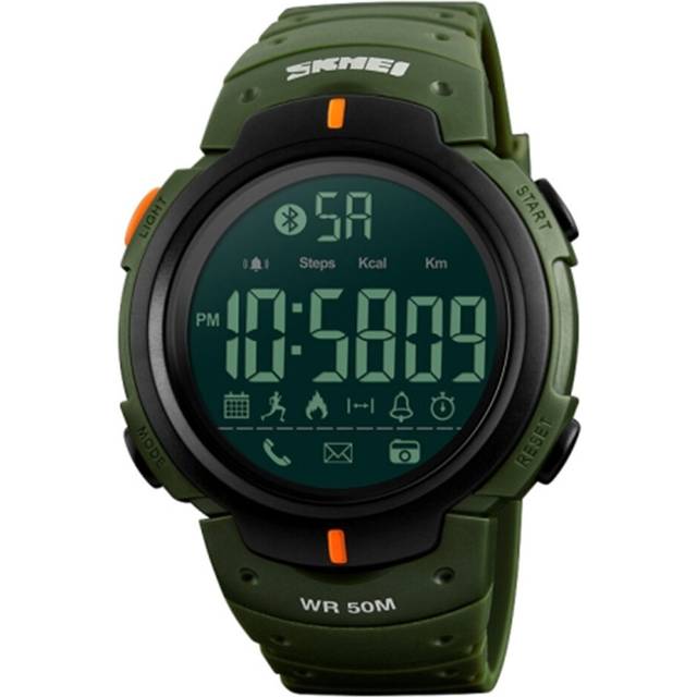 1301 Multifunction 50m Waterproof Sports Bluetooth Smart Watch, Compatible with Android & iOS System(Army Green)