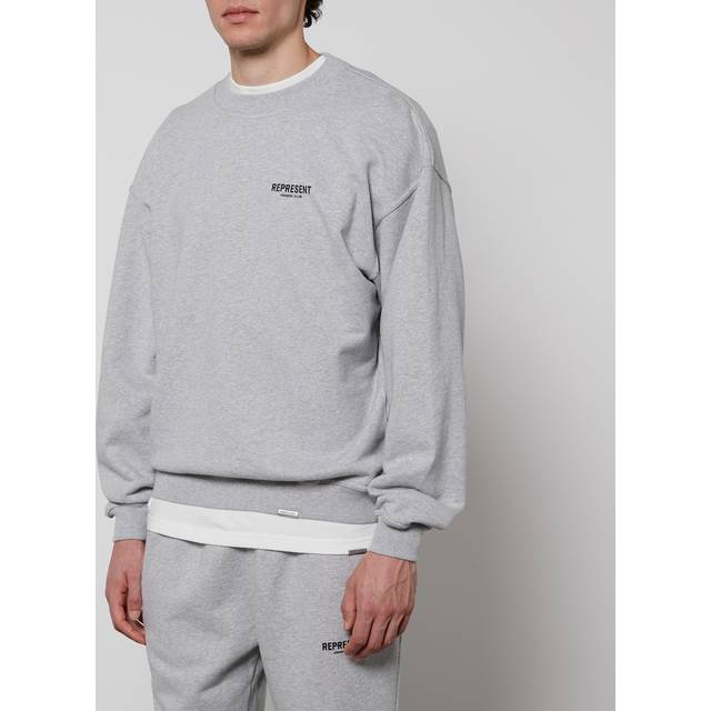 Represent Owner's Club Cotton-Jersey Sweatshirt - M - Grey