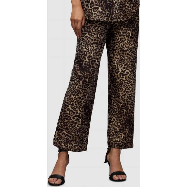 Animal Patterned Relaxed Fit JEMI LEPPO Pants size 42 (42)