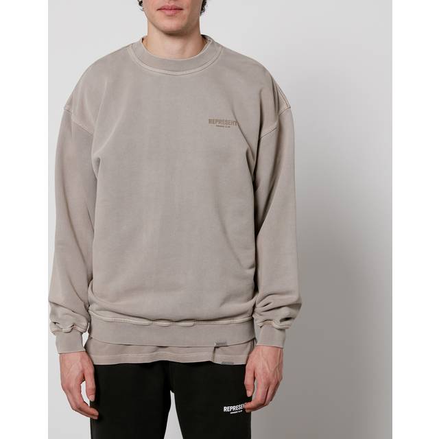 Represent Owner's Club Cotton-Jersey Sweatshirt - XL - Beige