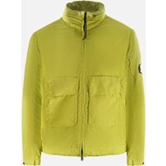 C.P. Company Mens Chrome-R Hooded Golden Palm Jacket - Yellow - Size Small
