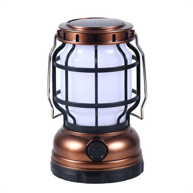 Horse Lamp LED Solar Camping Lamp USB Rechargeable Outdoor Camping Lamp Household Emergency Portable Lamp