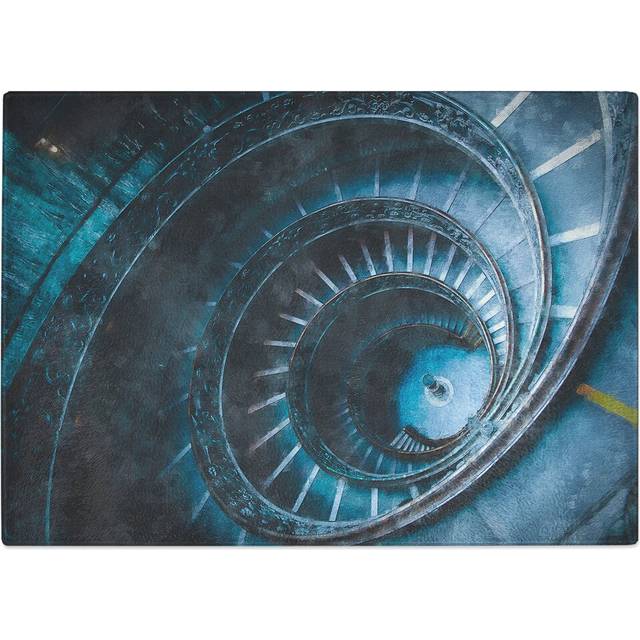 Tempered Glass Spiral Staircase in Rome Chopping Board (28.5 cm x 39 cm)