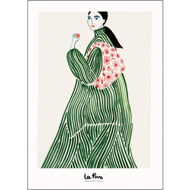 POSTER & FRAME Green Coat |Grön |29.7X42 cm