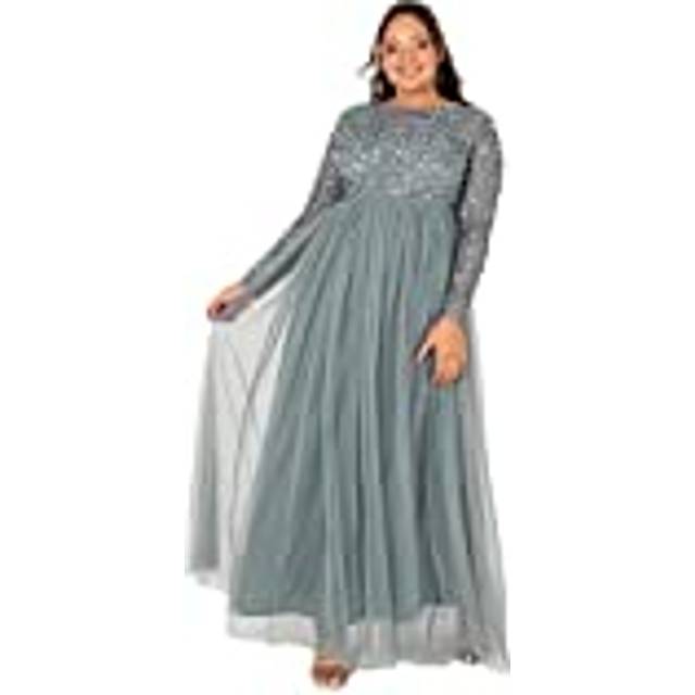 Maya Deluxe Embellished Sequin Maxi Dress