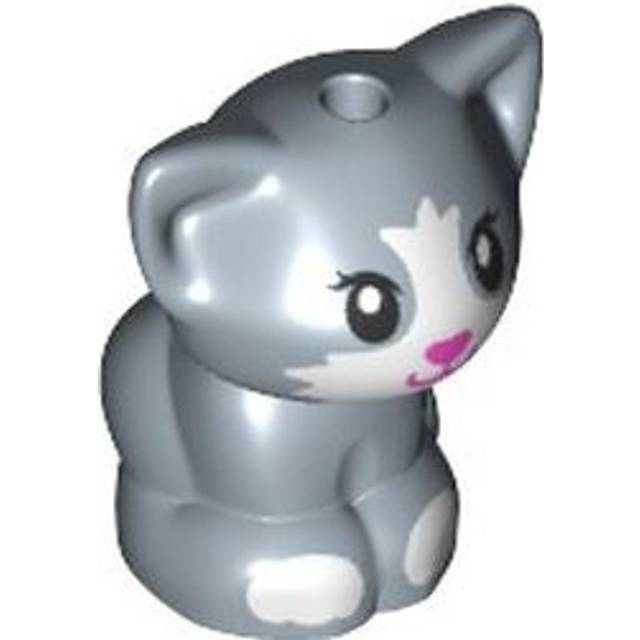 LEGO Animal Sand Blue Kitten Cat Sitting Friends Minifigure