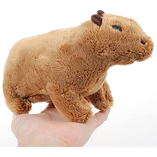 "Capybara Stuffed Animal Plush 7.8"" Simulation Capybara Plush Toy Stuffed Animal Cute Plushie Doll Ki"