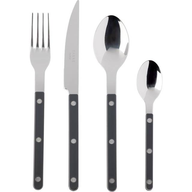 Sabre Paris - Bistrot solid bestickset 24 delar dark grey - Bestickset