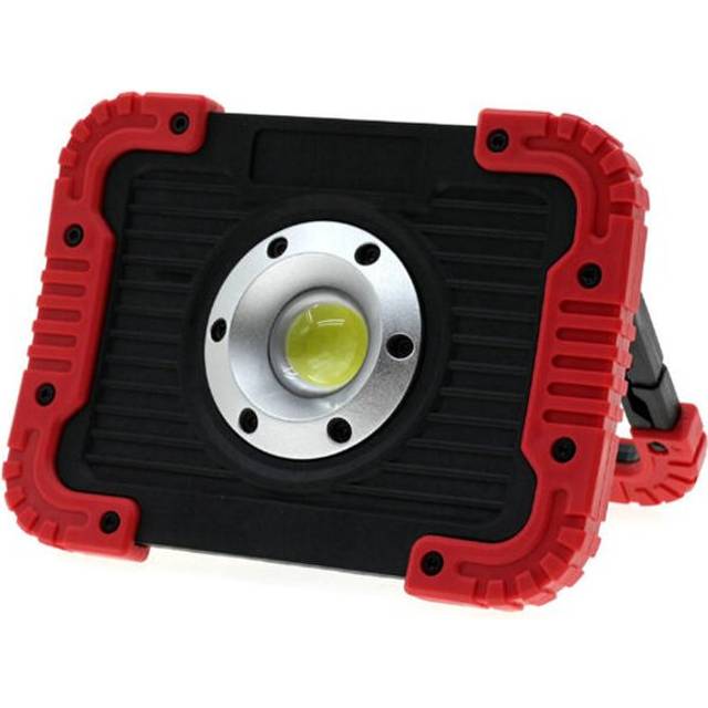(Red) 10W Portable USB Rechargeable LED COB Camping Light Outdoor Flood Light for Hiking Fishing