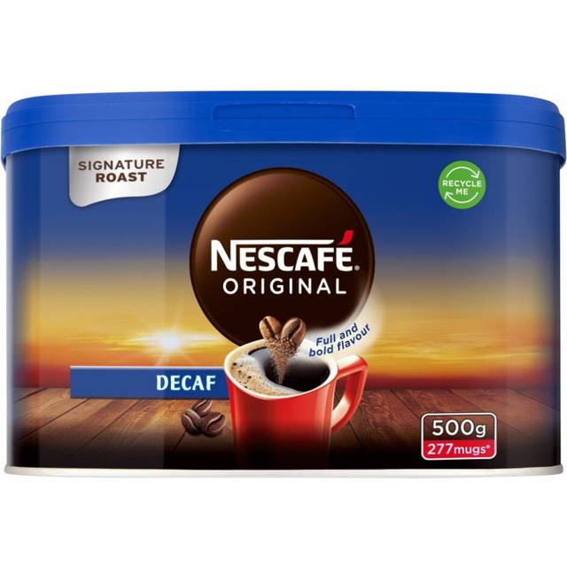 NESCAFE Original Decaf Instant Coffee 500g Tin ( pack of 1 )