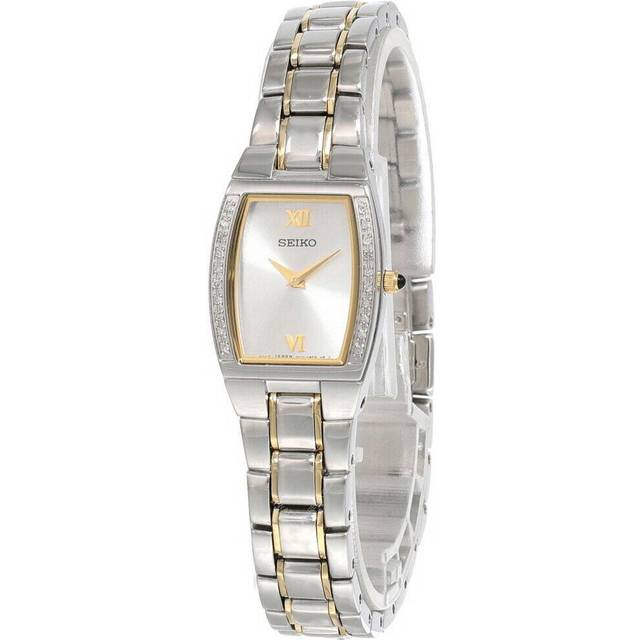 Seiko Silver Dial Two-tone SS Women's Watch SUJE81 - 19 mm